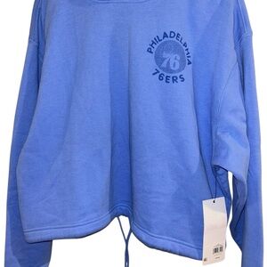 Philadelphia 76ers Blue Sweatshirt Women’s Medium NWT 47 Brand